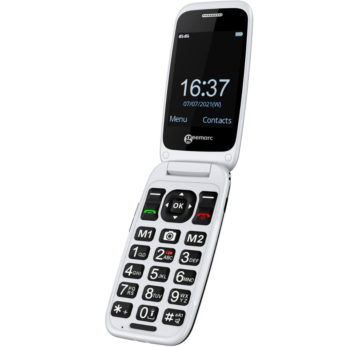 Geemarc - Téléphone Senior 295 - Pack Quattro, telephone fixe sans fil quattro