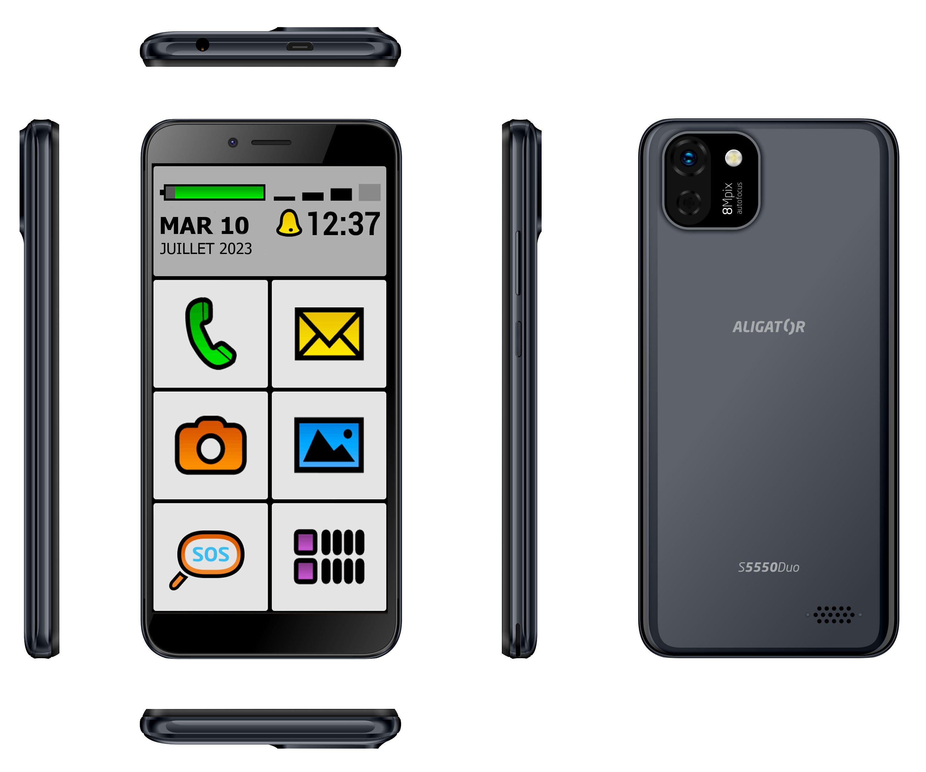 Fdit téléphone portable pour personnes âgées longue veille 2800 mAh Fdit téléphone portable pour personnes âgées longue veille 2800 mAh