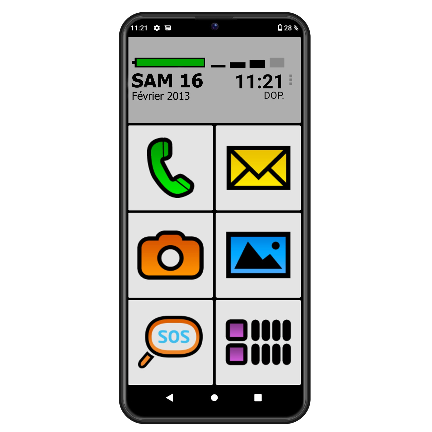 EasyPhone S65 - Smartphone Senior – Téléphones Sénior