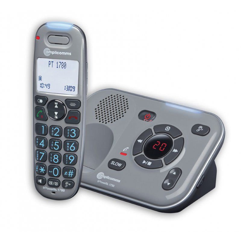 Amplicomms - Téléphone Amplifié PowerTel 2780 Répondeur