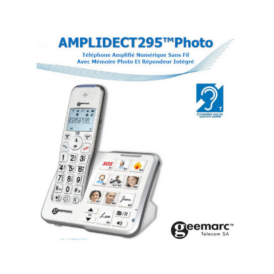 Téléphone sans fil AMPLIDECT 295 - GEEMARC TELECOM